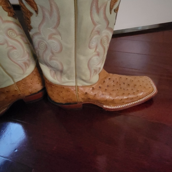 Justin Ladies  Western Boot with Antique Tan Full Quill size 9b - Picture 7 of 9